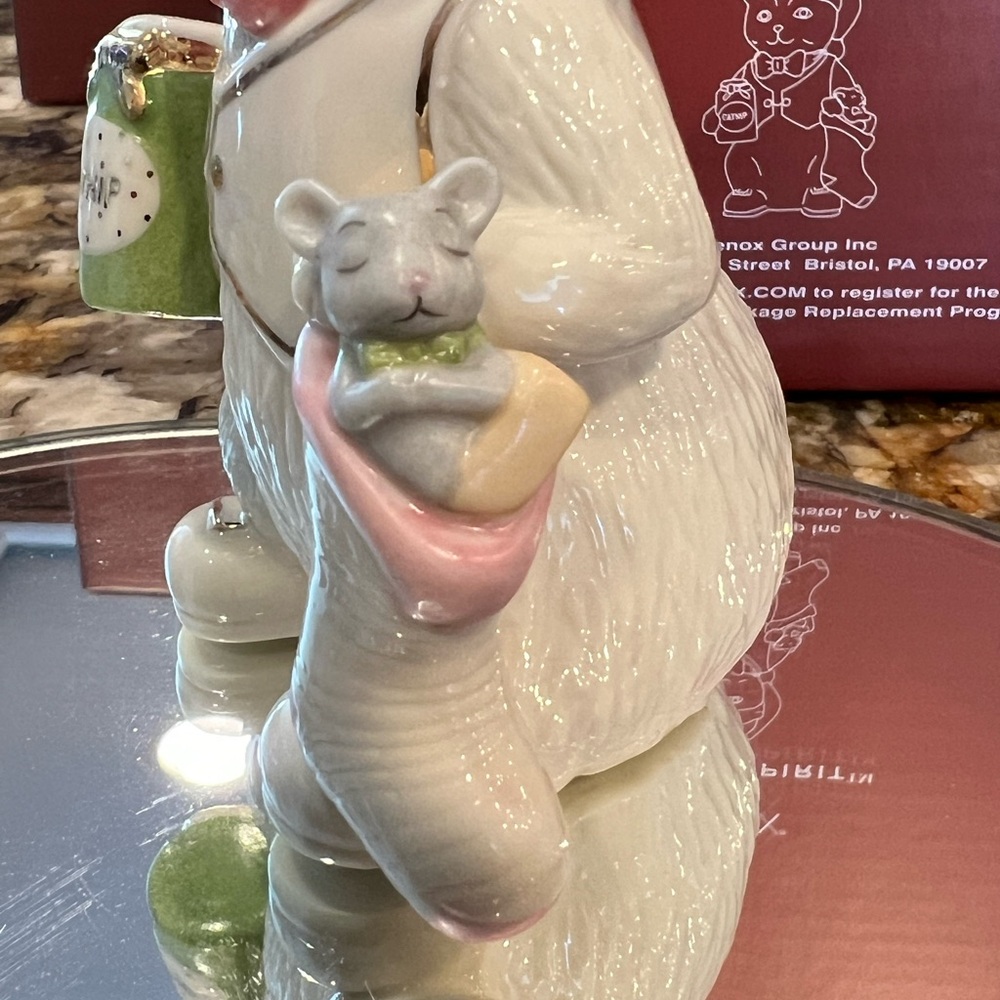 Lenox “Holiday Spirit” Cat Figurine - Picture 6 of 8